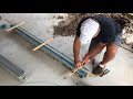 DRAINAGE, how to install CHANNEL DRAIN attaching to gutter pipe.  Source 1 Drainage review.