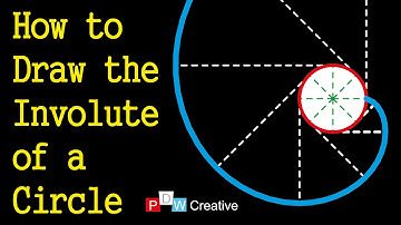 Involute of a circle - involute curve