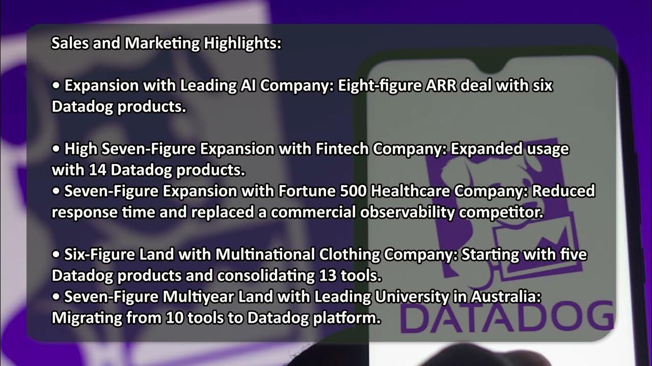 Datadog, Inc (DDOG) Q2 Earnings A Span of Accelerated Expansion or