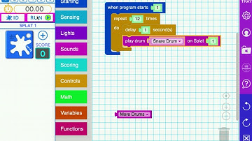 Learn to Code Games: Activity 1 - Splats Drum Machine