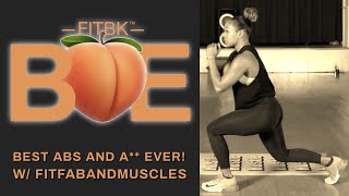 Abs & Glutes Resistance Band Training | 4.13.21 | FITBK BOOTY & ABS BE WORKOUT