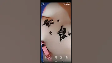 رسم حنه للعروسه على أماكن مختلفه في الجسم روعه 