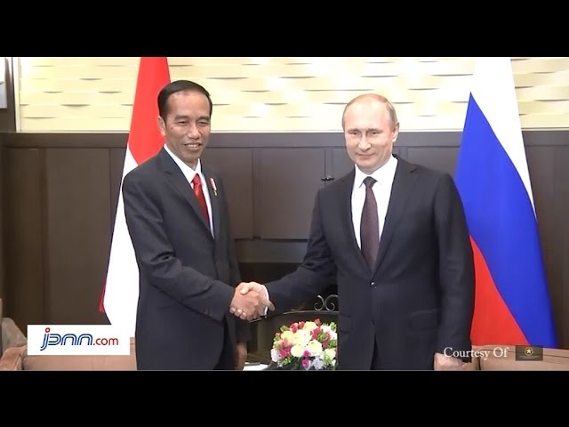 Jokowi Bertemu Vlademir Putin Bahas Kerjasama Indonesia Rusia