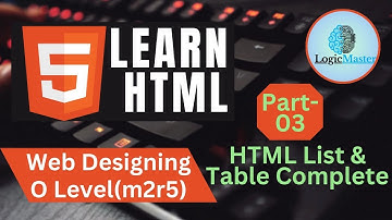 html tutorial for beginners | Class 3 | Basics of web designing | #Olevel #m2r5 | #htmlcourse
