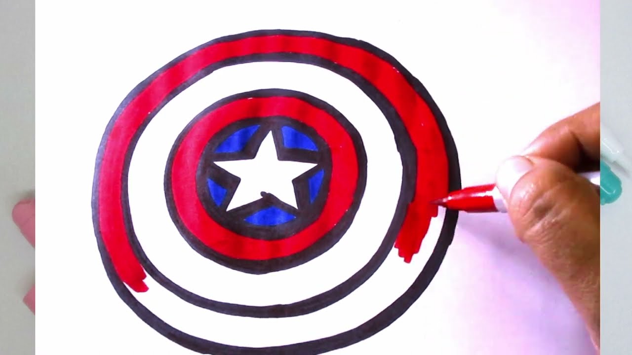 Share 201+ captain america shield sketch latest