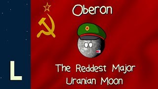 Oberon - The Reddest Major Uranian Moon