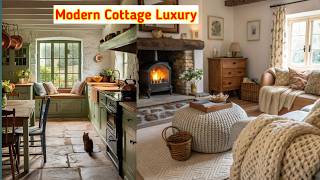 Modern English Cottage Interiors: Blending Tradition with High-End Style
