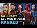 MCU Movies Ranked - All 27, Worst to Best - Eternals, Shang Chi, Spider-Man No Way Home, Black Widow