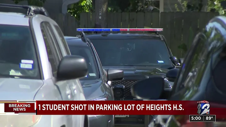 Student shot in parking lot of Heights High School...