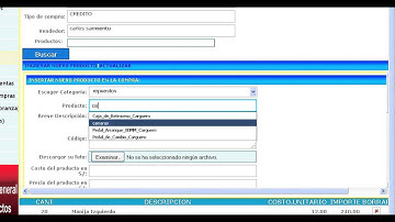 Sistema de facturación php compras