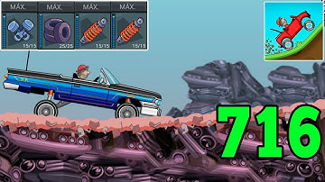 Hill Climb Racing - LOWRIDER in JUNKYARD - Gameplay Walkthrough Part 716   (Android,iOS)