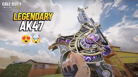 Legendary AK-47 "Moon Shadow" Gameplay | Inspection & Kill Effect | COD MOBILE #codm #codmobile