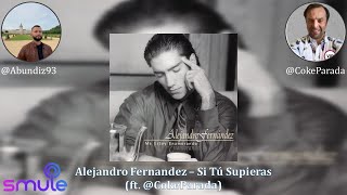 Alejandro Fernández - Si Tú Supieras (ft. CokeParada) [cover]