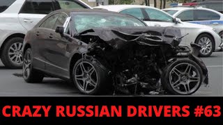 RUSSIAN DASHCAM- Crazy Drivers Car Crash Compilation #63
