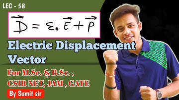 Electric Displacement vector || Gauss