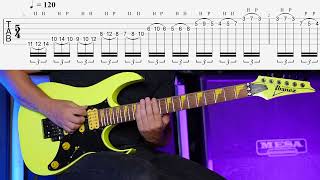 Fast Super Locrian Legato Lick Lesson Patreon Lick Example