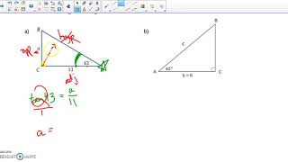 7-3 Using Trig Ratios to Find Missing Sides of Triangles