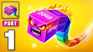 Cube Arena 2048: Merge Numbers - Gameplay Walkthrough Part 1 - Merge Cubes Win Arena (iOS, Android) screenshot 4