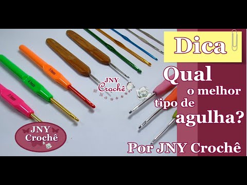 Vídeo: Como Escolher As Melhores Agulhas De Crochê