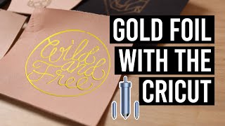 gold foiling leather with the cricut? foil quill vs cricut foil kit