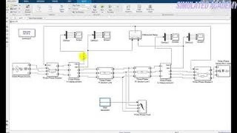 Transmission line protection in Simulink MATLAB || Differential protection modelling  MATLAB