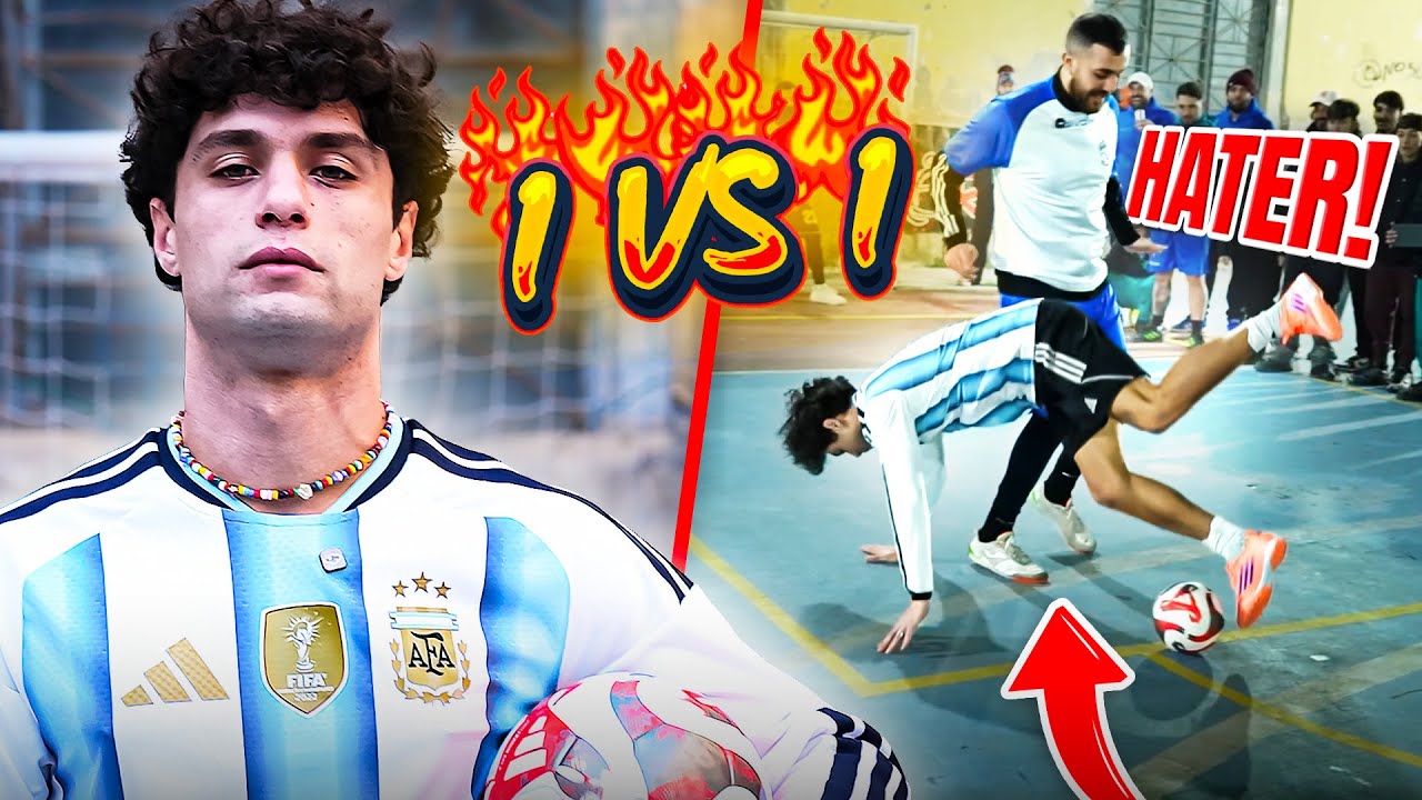 1 VS 1 SFIDA STREET *HATER* A NAPOLI! ⚽🔥 | CRISPO STREET #2
