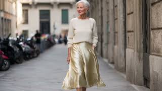 🌿 Armani-Inspired Late Spring Capsule 👗 Sleek Neutral Silhouettes for Sophisticated Ladies Over 50