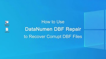 How to Use DataNumen DBF Repair to Recover Corrupt DBF Files