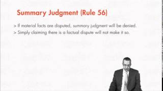 Module 6.2: Summary Judgment