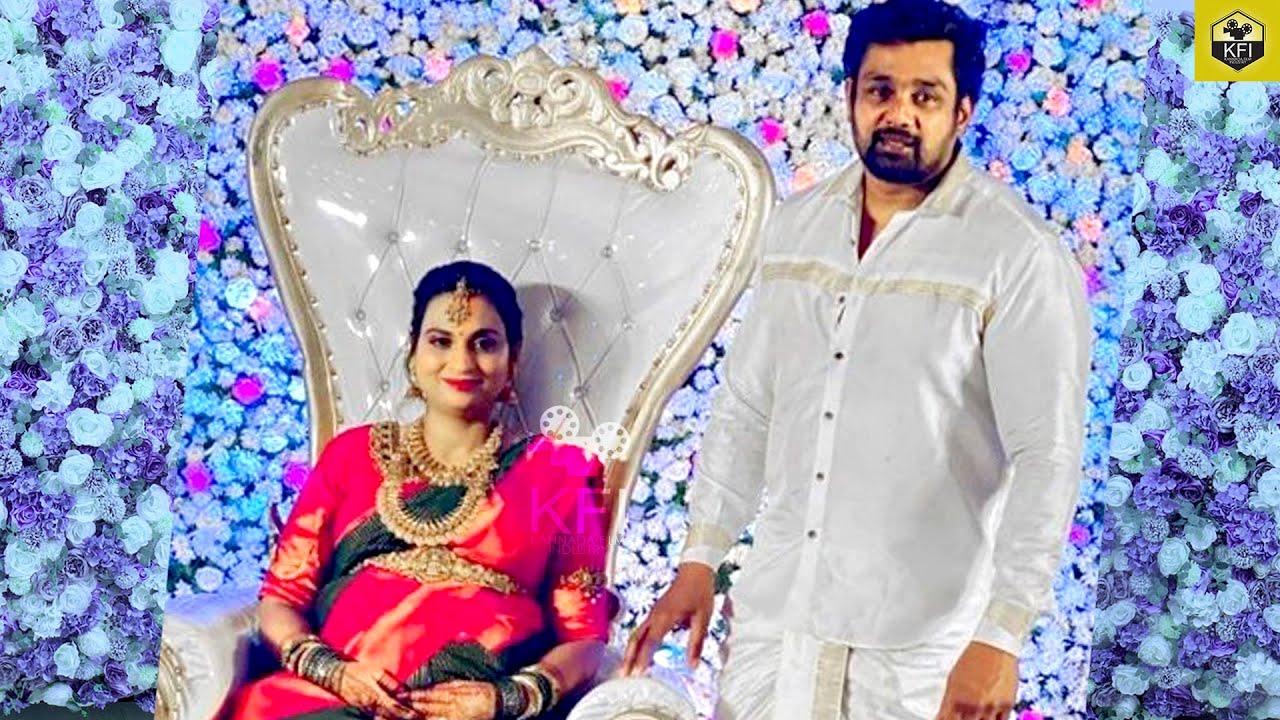 Dhruva Sarja Wife Prerana Baby Shower | Druva Sarja Wife Seemantha