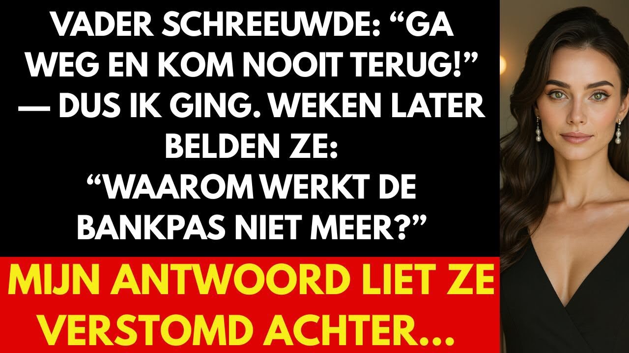 Vader schreeuwde: “Wegwezen!” — Maar wat ik toen zei, liet ze sprakeloos achter.