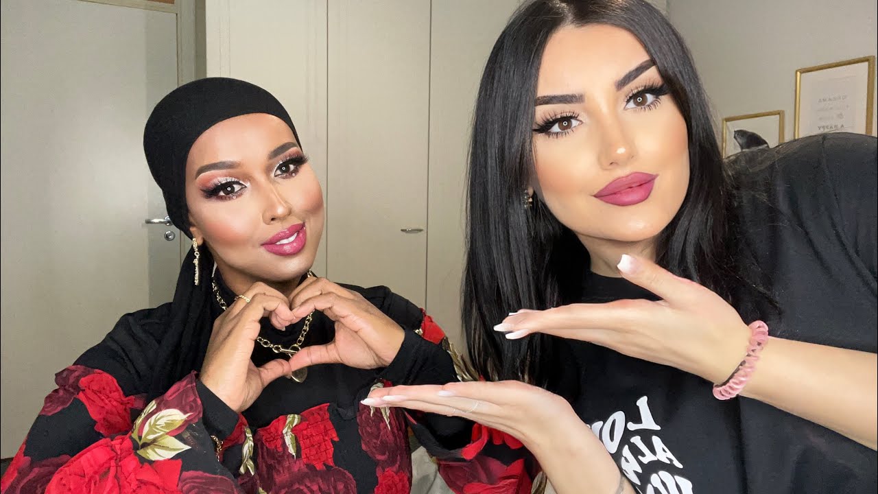 مکیاجکرنا کچەکا صومالی دگەل ھندێ من فێرکرە زمانێ کوردی 😱🤣