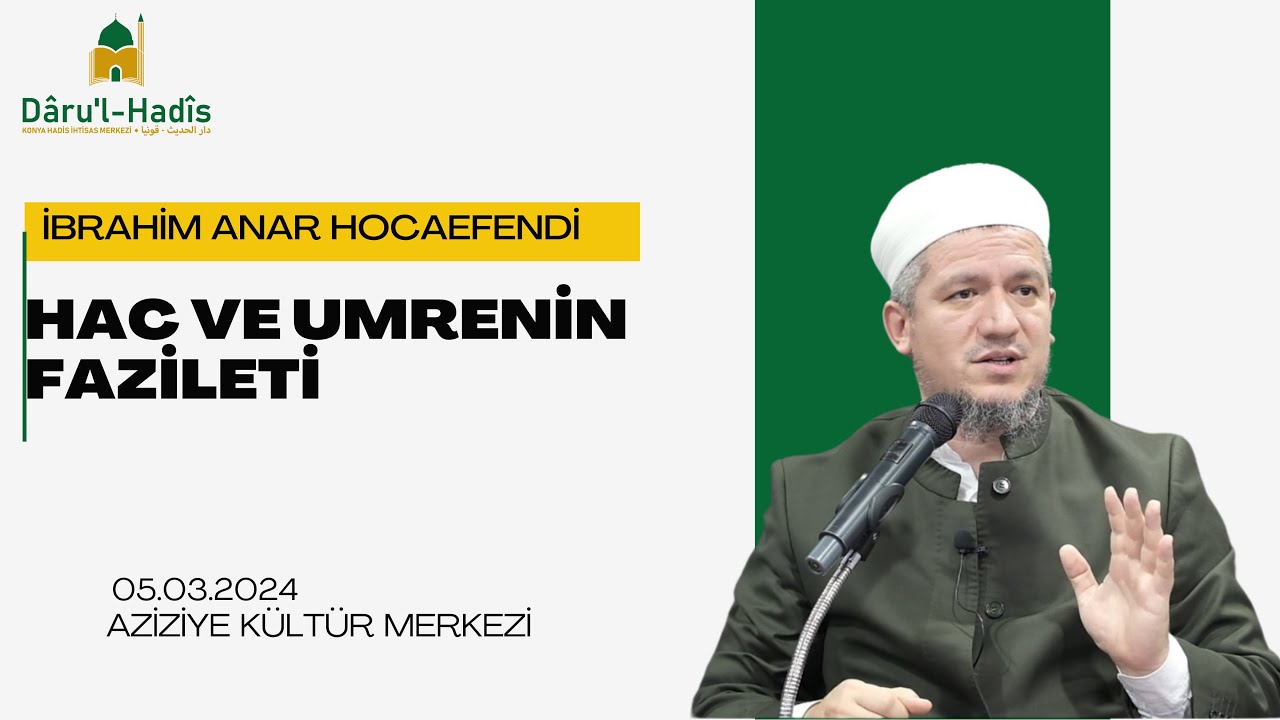 Hac ve Umrenin Fazileti | İbrahim Anar Hocaefendi | Canlı Salı Sohbeti