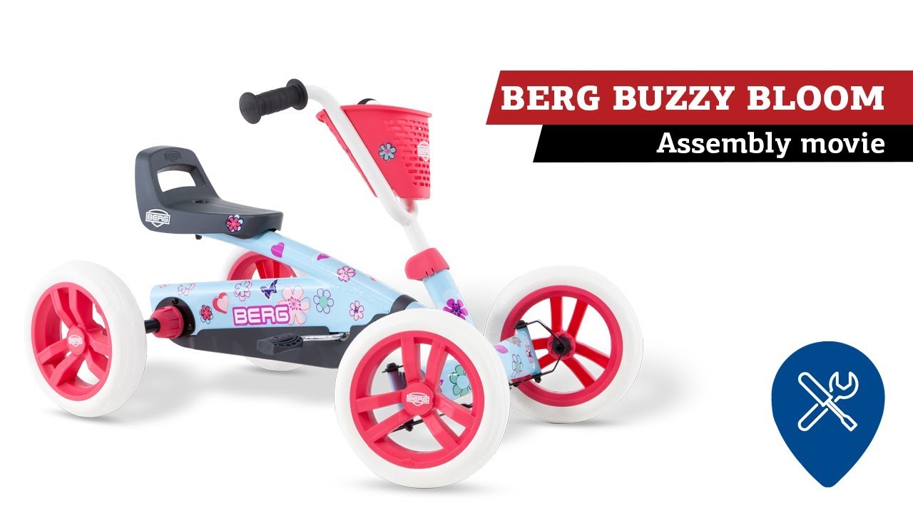 BERG Buzzy Bloom pedal go-kart | assembly movie - YouTube