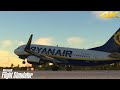Stunning Ryanair B737 PMDG | Munich to Bergen Flight |  B737 Flight Sim Experience | MSFS landing