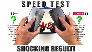 Samsung S9 Plus vs OnePlus 5T Speed Test! (Shocking Result) [4K] 21:9