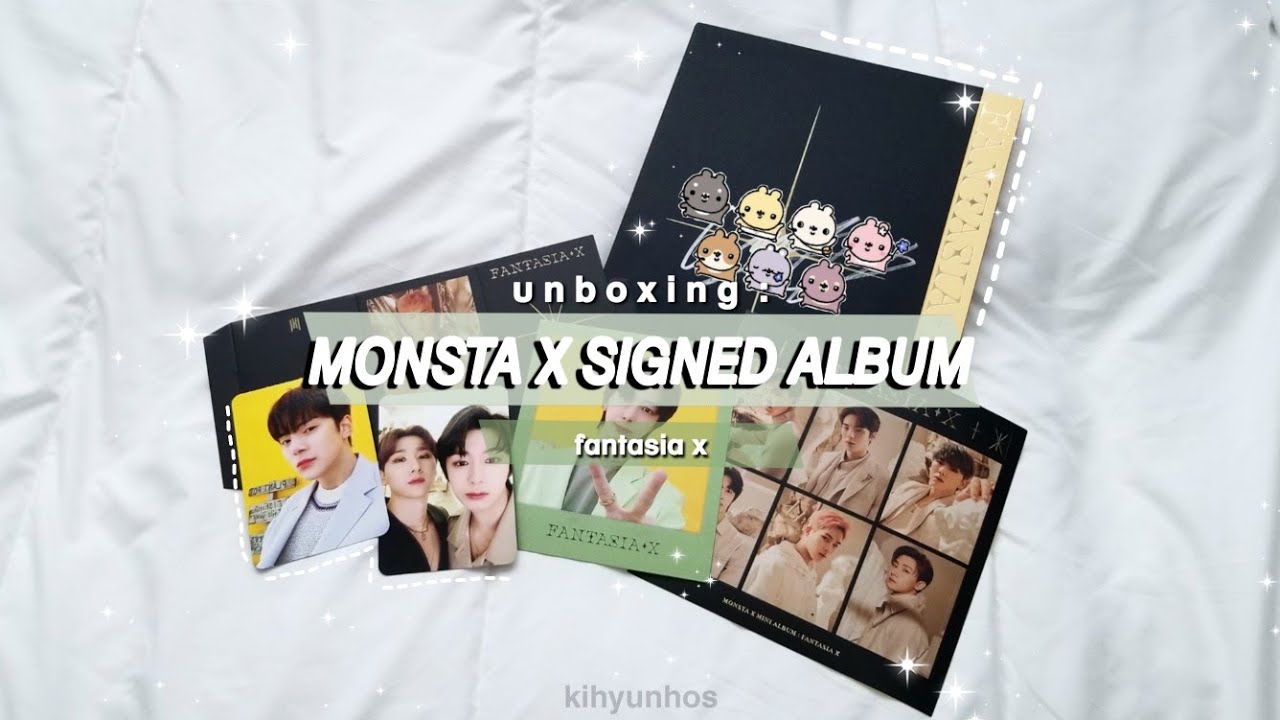 ✧ a monsta x signed mwave album unboxing ✧