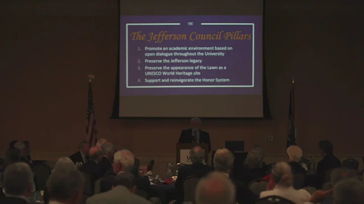 TJC President Bert Ellis Opening Speech