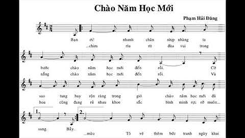 Chào Năm Học Mới - Tuyết Mai ( Sáng Tác:Phạm Hải Đăng)