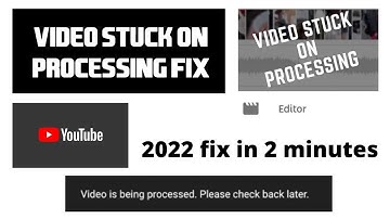 [Fixed] How to Fix a VIDEO STUCK in YouTube EDITOR while PROCESSING for a Long Time? 2021 method #hd