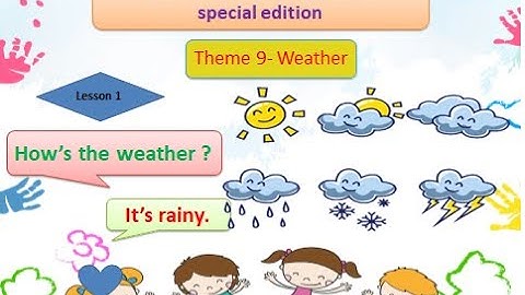 I- learn Smart Start special edition - Grade 2 - Theme 9 Weather- lesson 1