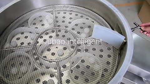 Bouncing ball cleaning system of rotary vibrating screen