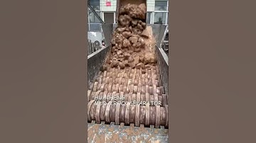 MUD & STONE SEPARATOR. AN EFFICIENT EQUIPMENT TO SEPARATE DIRT & ROCK.
