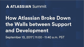 Breakout Sessions Wednesday 9/13 - Atlassian Summit U.S. 2017