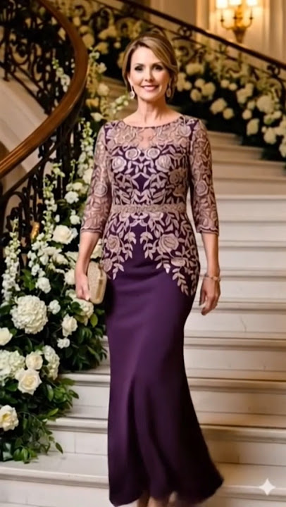 Elegant Trendy Mother of the Bride Dresses #weddingdress #elegantdresses #weddingday #wedding #bride