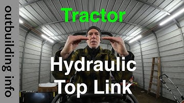 008 - Tractor Attachment.. Hydraulic Top Link Install