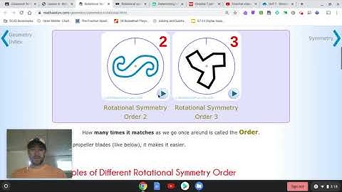Lesson 7.6 - Rotations & Rotational Symmetry (Grade 9)