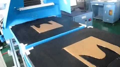 laser marking machine for leather GLD 275 with rotary table