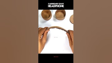 Leuke kartonnen hoofdtelefoon DIY #shorts