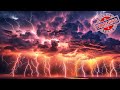 Heavy Thunderstorm Sounds with Rain and Lightning for Relaxation and Sleep